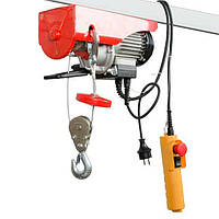 Лебідка електрична 220/230В, 500 Вт, 125/250 кг, трос 3.0 мм*12 м INTERTOOL GT1481