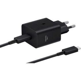 Мережевий зарядний пристрій для Samsung EP-T4511XBEGEU Black, 25 W + кабель USB Type-C