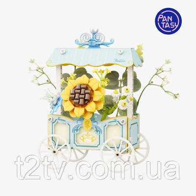 Конструктор Pantasy Original - Flower Cart Візок із соняшниками (15026), фото 1