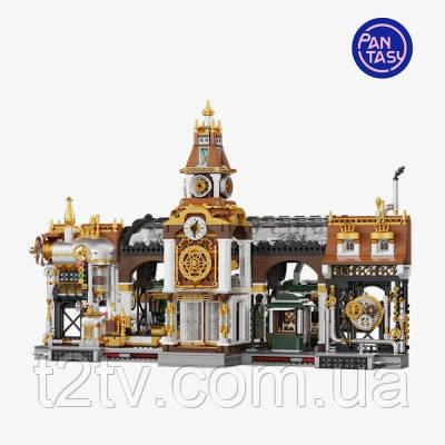 Конструктор Pantasy Original - Steampunk Залізнична станція в стилі стімпанк (85007), фото 1