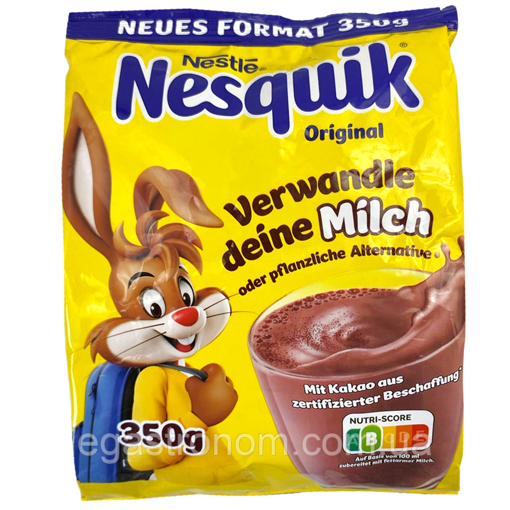 Какао несквік Нестле Nestle nesqiuk 350g 14шт/ящ (Код: 00-00016799), фото 1