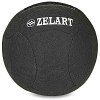Медичний набивний волбол м'яч "Zelart Wall Ball" 9 кг d 35 см для кросфіту та фітнесу FI-7224-9