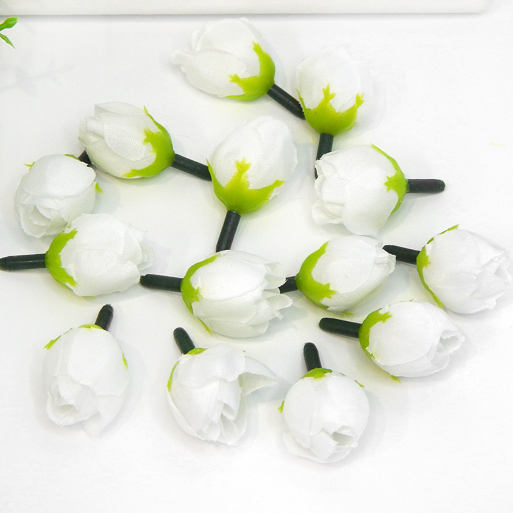 Бутончик троянди, 2 см, білий