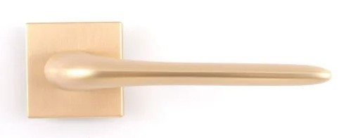 Дверна ручка на розетці Buonelle Stella Q B-02 матове золото R ф/з (Італія)