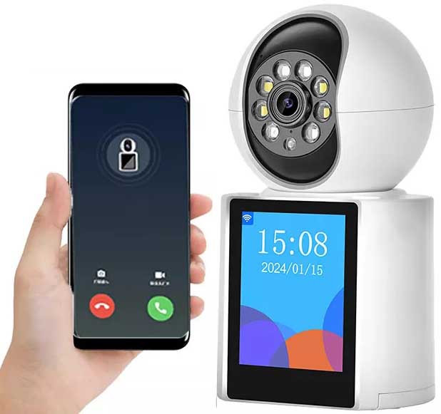 IP Wi-Fi камера V1-20C з екраном 2.8" (ACSee APP), фото 1