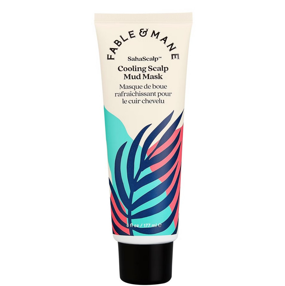 Очищувальна та освіжаюча маска для шкіри голови Fable & Mane SahaScalp Cooling Scalp Mud Mask (177ml)