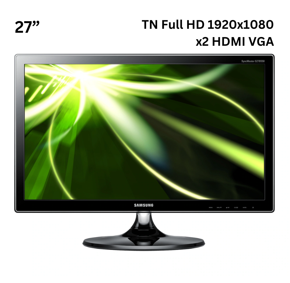 Монітор 27” Samsung S27B550V/TN 1920x1080 Full HD/2xHDMI VGA Б/В