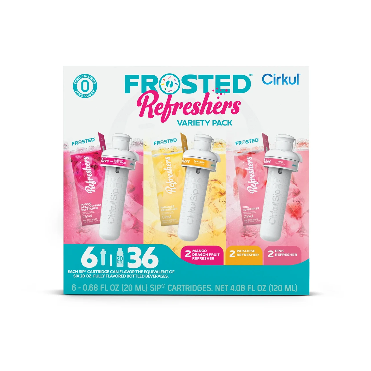 Набір картриджів для напоїв Cirkul Frosted Refreshers Variety Drink Mix Cartridges 6шт