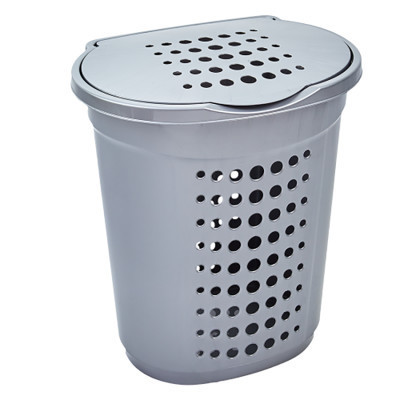 Кошик для білизни Алеана Овальний Сірий 60 л (алн 122053/сірий)