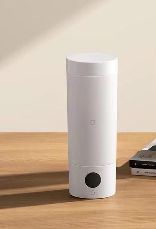 Чайник портативний електричний Xiaomi, дорожній, Білий, з ефектом термоса, із нержавійки, 350 мл