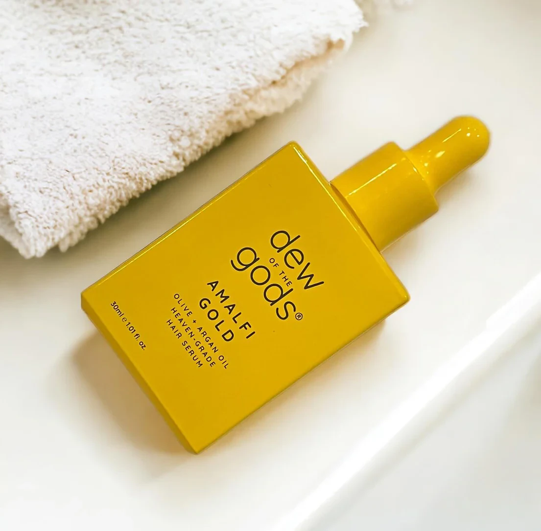 Ультралегка сироватка-олія для волосся DEW OF THE GODS Amalfi Gold Hair Serum, 30 мл