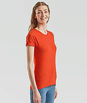 Вогняна жіноча футболка легка Ladies Iconic T Fruit of the loom, фото 6