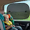 Автомобільна сонцезахисна шторка на присосках, фото 5