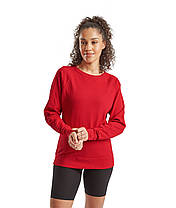 Червоний жіночий світшот легкий Lightweight raglan sweat lady-fit Fruit of the loom, фото 5