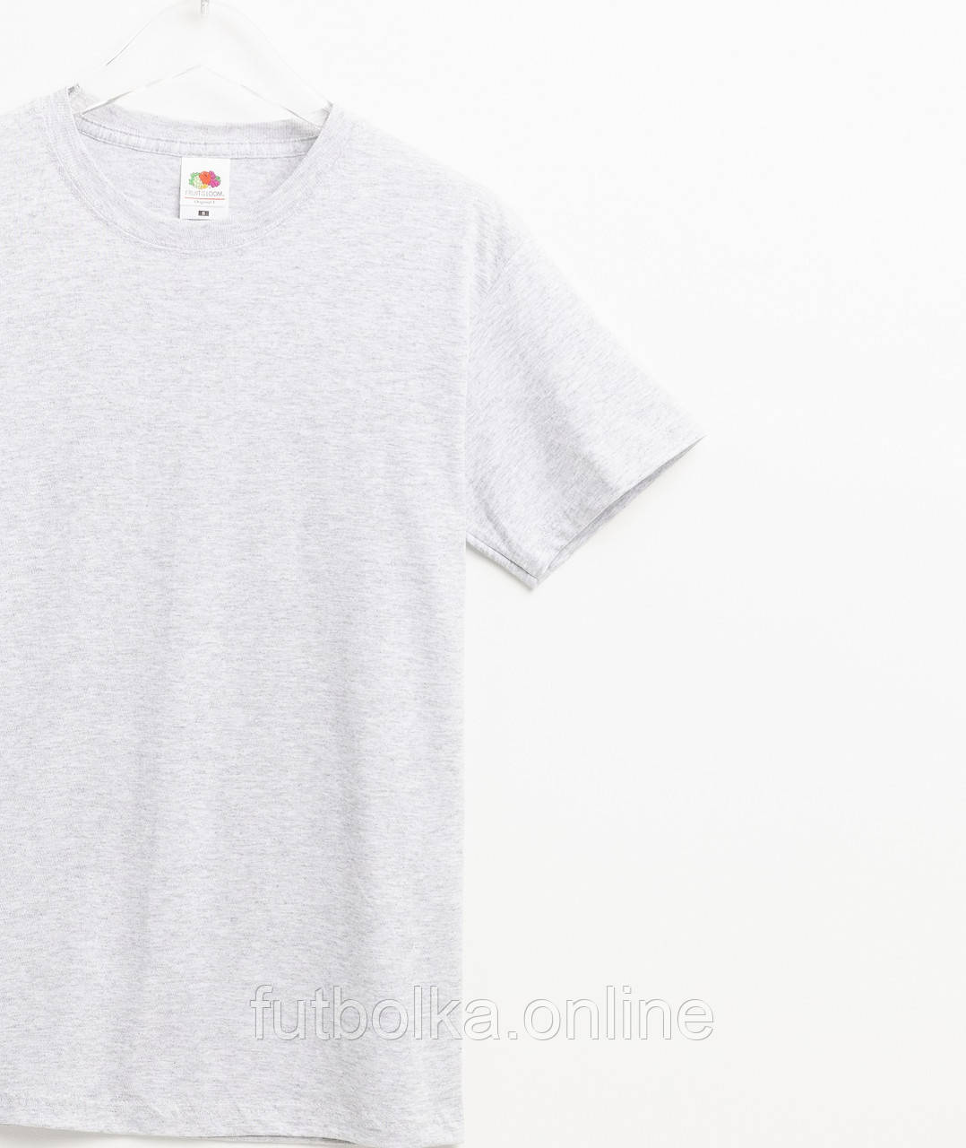 Сіро-Лілова футболка жіноча базова Valueweight lady-fit Fruit of the loom