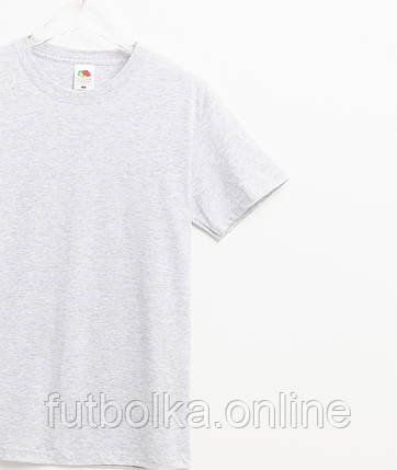 Сіро-Лілова футболка жіноча базова Valueweight lady-fit Fruit of the loom, фото 1