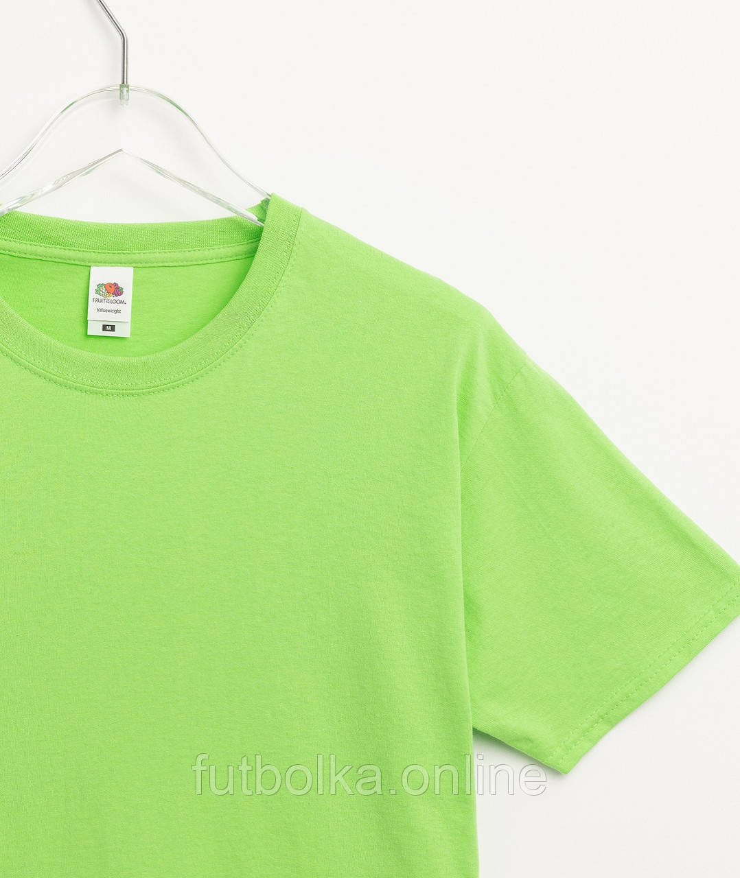 Лаймова футболка жіноча базова Valueweight lady-fit Fruit of the loom