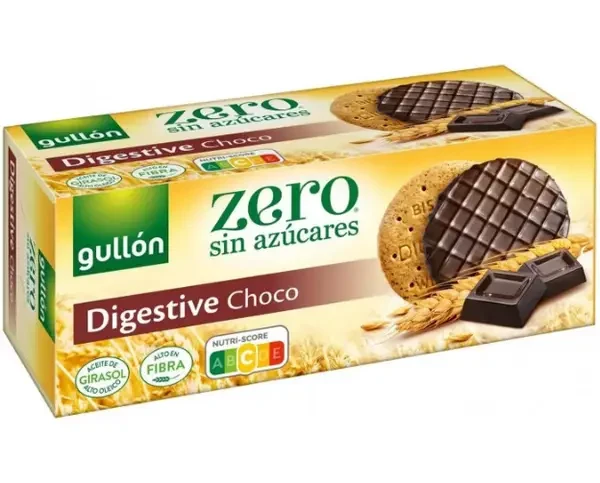 Печиво з шоколадом без цукру Gullon Digestive ZERO 270г. Іспанія