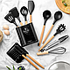 Набір кухонного приладдя Kitchen Set 13 предметів Силікон, Силіконовий кухонний набір, фото 4