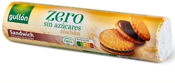 Печиво з шоколадним кремом без цукру Gullon ZERO 250г. Іспанія