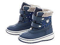 Чоботи водонепроникні для дівчинки Lupilu 3M Scotchlite™ 393102 28 темно-синій