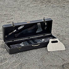 Набір шампурів на подарунок РИСЬ в дерев'яній коробці