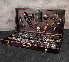 Набір шампурів Одін в дерев'яному кейсі подарунок чоловікові, чоловікові, другу, шефу