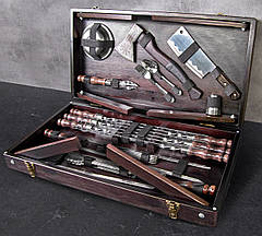 Набір шампурів Деллінг в дерев’яному кейсі подарунок чоловікові, чоловікові, другу, шефу