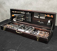 Набір шампурів Ран в дерев’яному кейсі подарунок чоловікові, чоловікові, другу, шефу