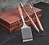 Набір для грилю Го́тланд в дерев’яному кейсі подарунок чоловікові, чоловікові, другу, шефу, фото 6