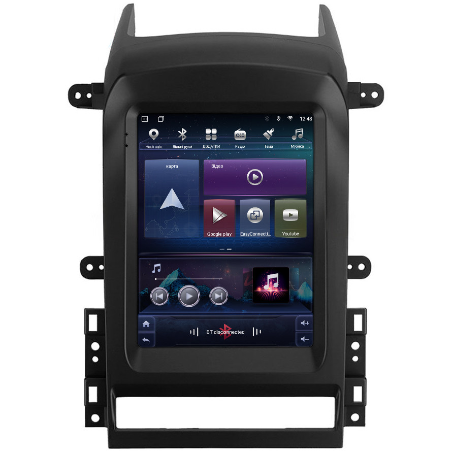 Штатна магнітола для Chevrolet Captiva 2006-2011 Tesla Style на Android