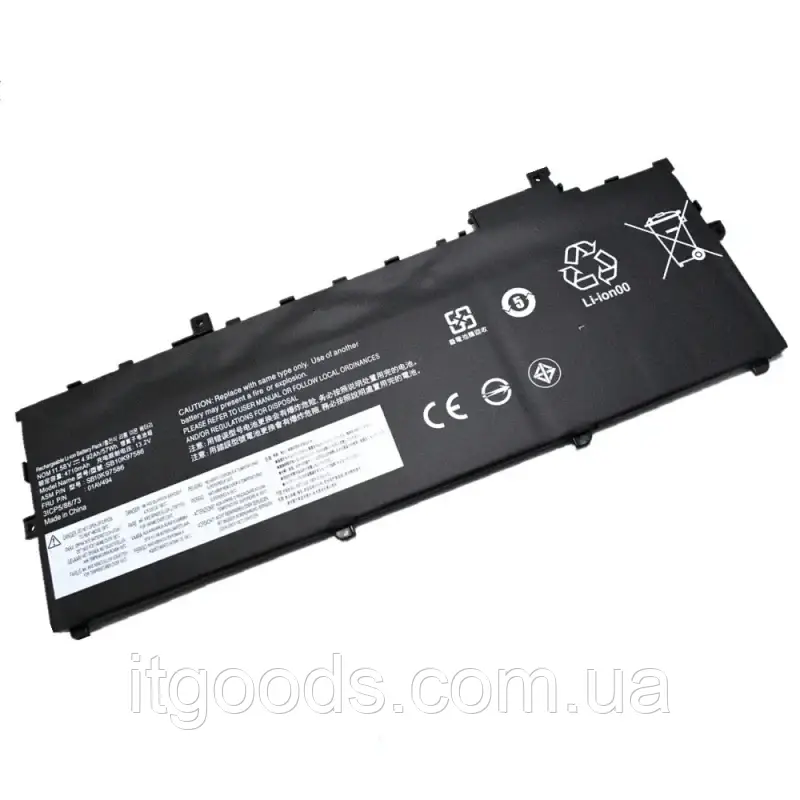Батарея для ноутбука Lenovo 01AV430 01AV429 11.52V 4950mAh 57Wh Thinkpad X1 Carbon 5th GEN 2017 | 6th GEN 2018