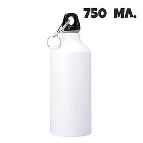 Фляга спортивна для сублімації біла 750 мл (біла)