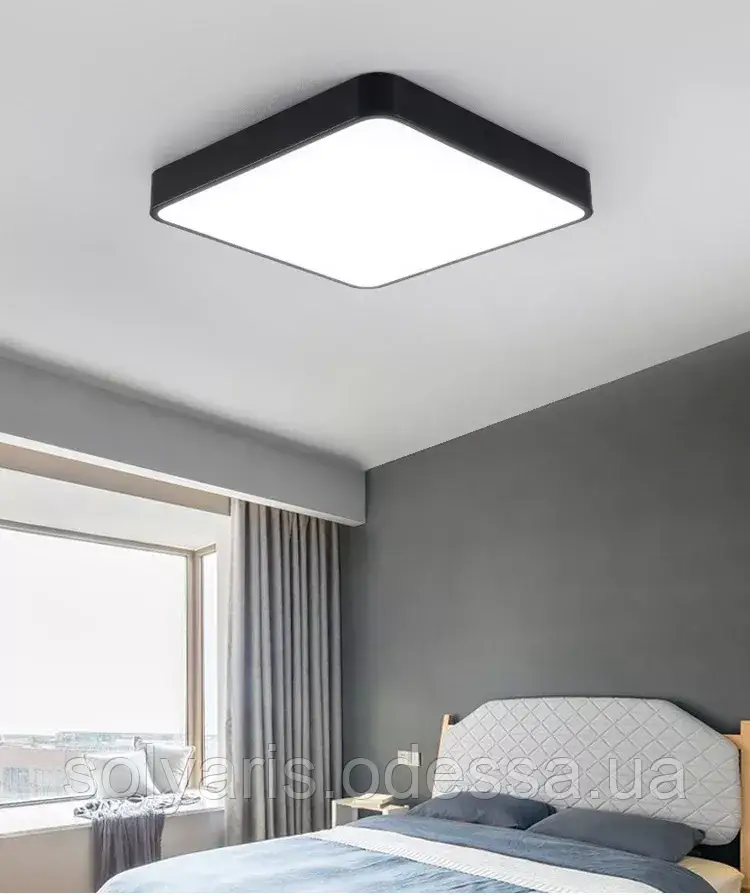 Світлодіодна люстра 752L69 BK 40 см, фото 1