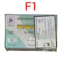 Штифты бумажные для Протейпер Размер F1 100 шт , бумажные штифты F1 Protaper Pearl Dent