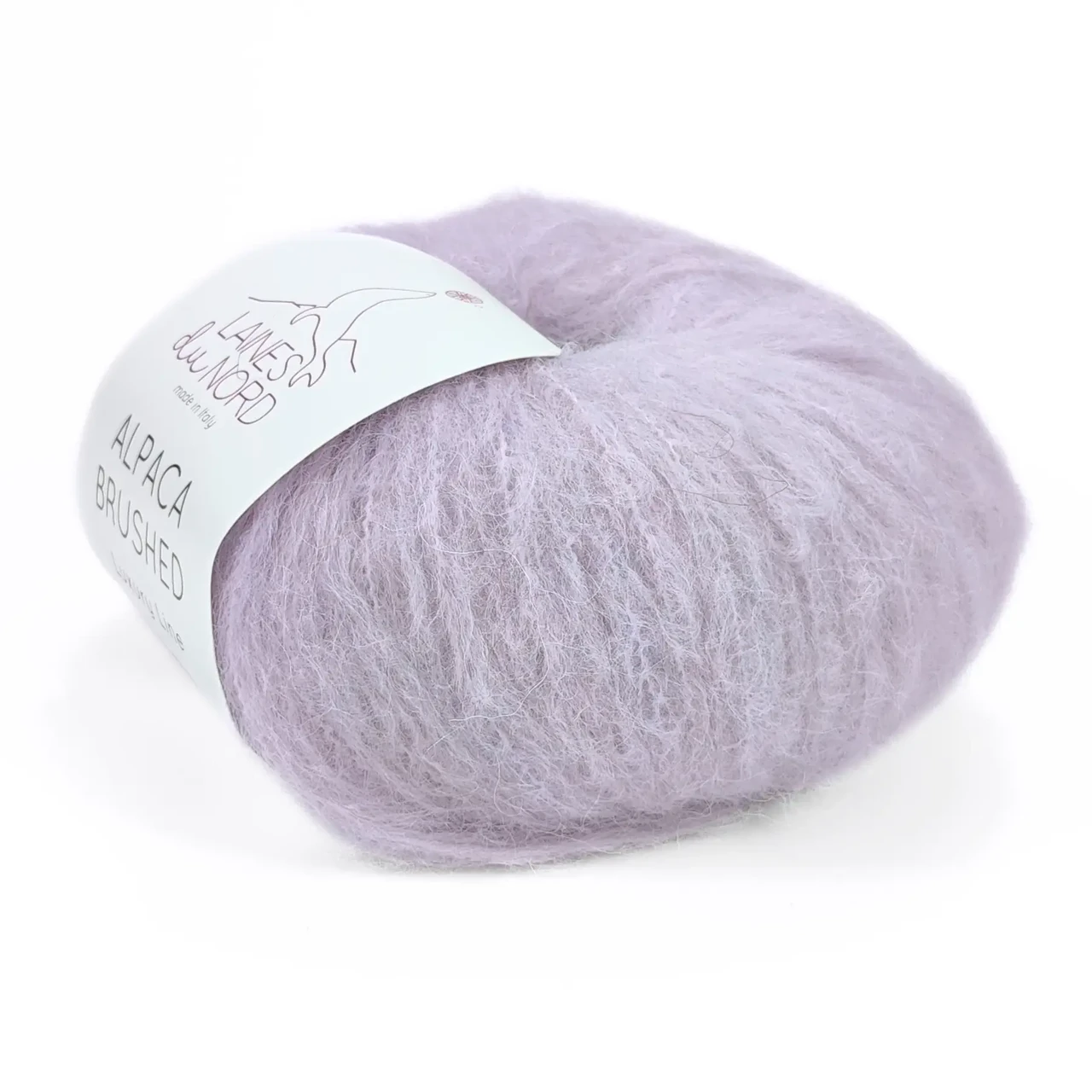 Пряжа Alpaca Brushed/Альпака Брашед, світло-бузковий 3