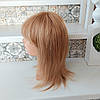Перука з натурального волосся каскад італійка світло-мідний ALINA new- P27, фото 5