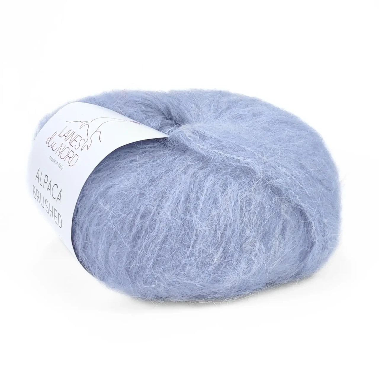 Пряжа Alpaca Brushed/Альпака Брашед, блакитний 5
