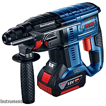 Професійний акумуляторний перфоратор Bosch Professional GBH 180-Li : з АКБ 18V 4.0Ah, 2 Дж, SDS plus, набор свердл, фото 3
