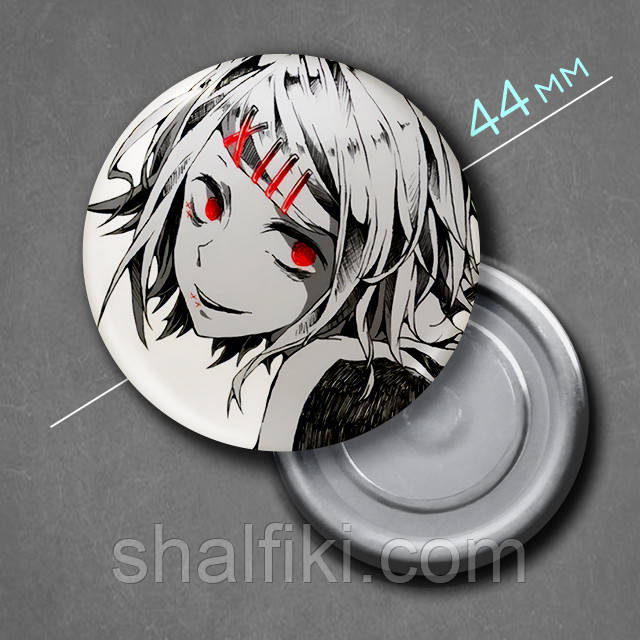 "Джузо Сузуя (Токійський гуль / Tokyo ghoul)" магніт круглий Ø44 мм