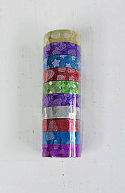 Скотч Декоративний 15 мм 3 м ЦІНА ЗА 1 ШТ 75132-ТК 138893 Tiki