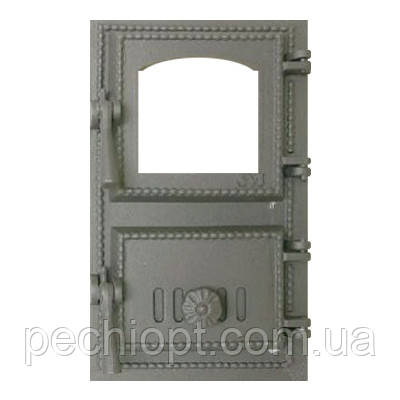 Дверцята топкова зі склом  431