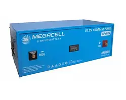 Акумулятор для ДБЖ MEGACELL LiFePO4 48V (51.2V)/100Ah SMART BMS BlueTooth