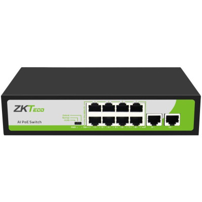 Комутатор мережевий ZKTeco ZK-PoE82N-120W, фото 1