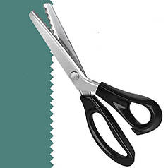 Ножиці швейні ЗІГЗАГ шаг 5 мм, 23 см