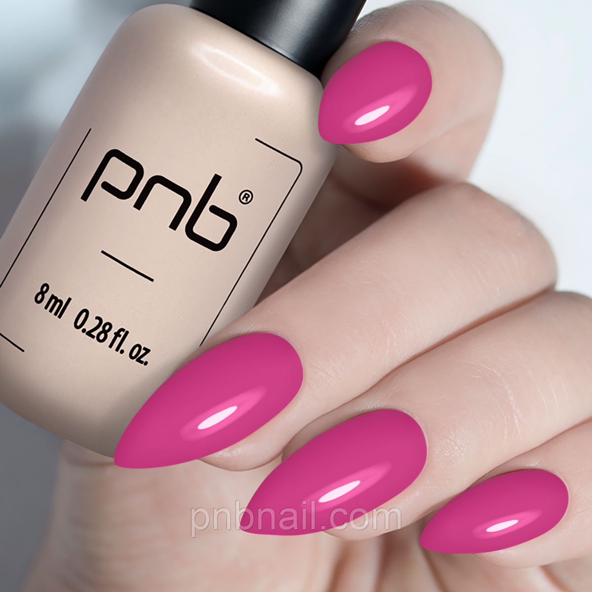 Гель-лак PNB  №  378 Magenta Pleasure, 8 мл