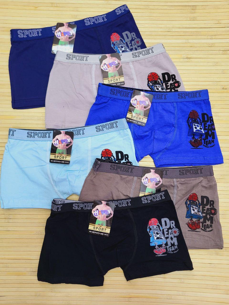 Боксери "HAPPY BOY'S BRIEFS" підліткові для хлопчиків 8/16 років; Гурт