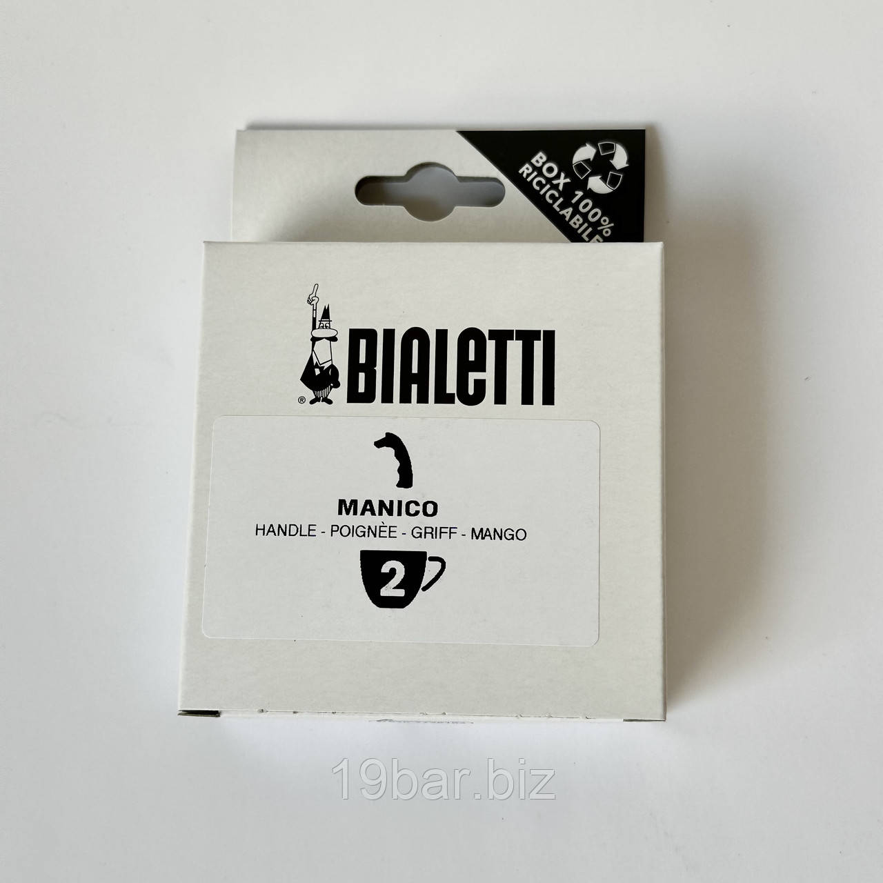 Ручка для гейзерних кавоварок Bialetti (2ч) 990800232/NP, фото 1