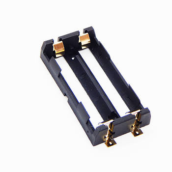 Відсік для батареї, холдер 2 акумулятора 18650 SMT під пайку.