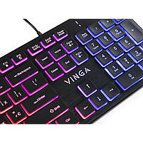 Клавіатура Vinga KB410 black, фото 7